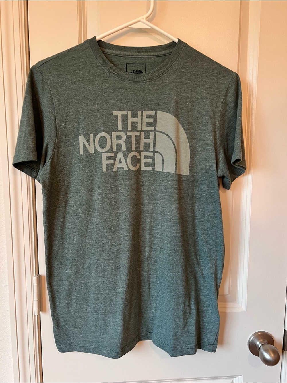The North Face Men's Forest Green Logo Crew Tee
